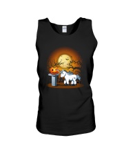 Unicorn and pumpkin Unisex Tank thumbnail