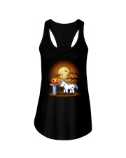 Unicorn and pumpkin Ladies Flowy Tank thumbnail
