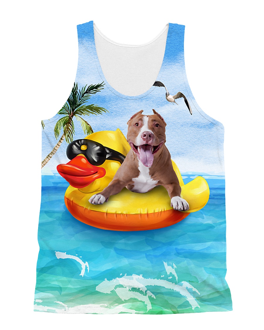 American Pit Bull Terrier Summer All-over Unisex Tank