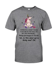 Unicorn active role 2111 Classic T-Shirt thumbnail