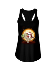 T-rex and Unicorn Halloween 3007 Ladies Flowy Tank thumbnail