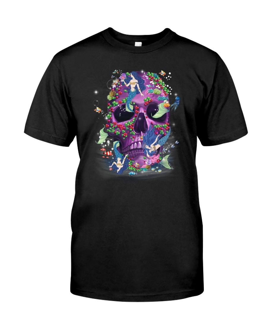 Skull Mermaid Classic T-Shirt