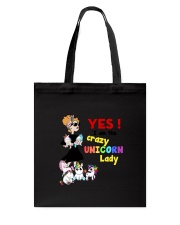 Crazy unicorn lady 1809 Tote Bag thumbnail