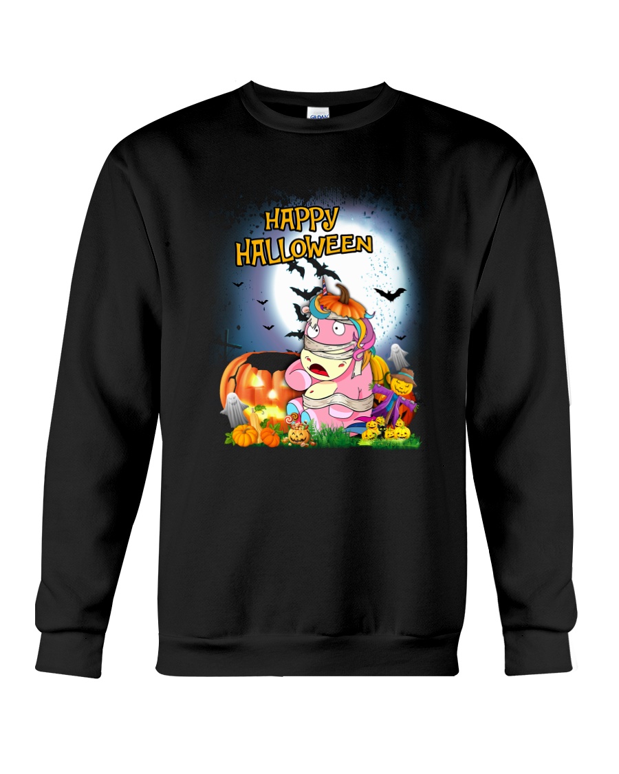 Unicorn Happy Halloween Crewneck Sweatshirt