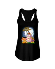 Unicorn Happy Halloween Ladies Flowy Tank thumbnail