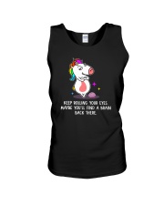 Unicorn Rolling eyes 1311 Unisex Tank thumbnail