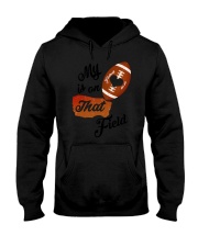 Football - My heart is on that field 1906L Hooded Sweatshirt thumbnail