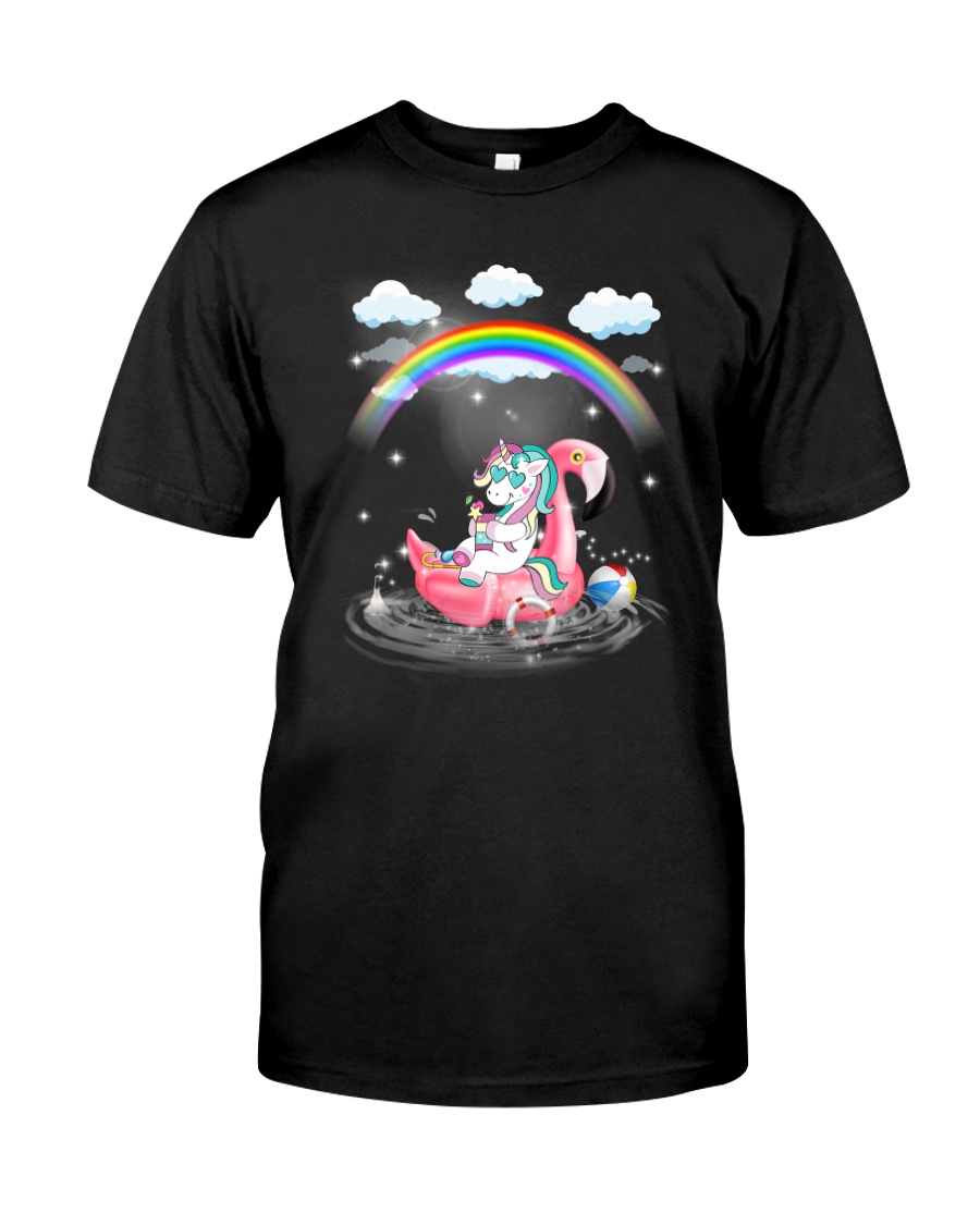 Flamingo Unicorn Classic T-Shirt