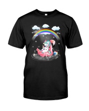Flamingo Unicorn Classic T-Shirt front