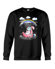Flamingo Unicorn Crewneck Sweatshirt thumbnail