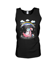 Flamingo Unicorn Unisex Tank thumbnail