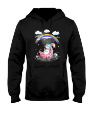 Flamingo Unicorn Hooded Sweatshirt thumbnail
