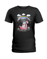 Flamingo Unicorn Ladies T-Shirt thumbnail