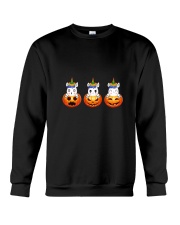 Unicorn pumpkin face 0308 Crewneck Sweatshirt thumbnail