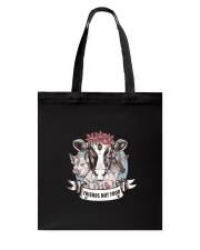 Vegan - Friends not food Tote Bag thumbnail