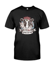 Vegan - Friends not food Classic T-Shirt thumbnail