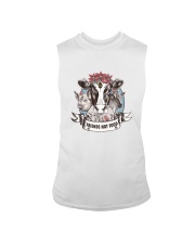Vegan - Friends not food Sleeveless Tee thumbnail