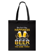Beer Buy Happiness Tote Bag thumbnail