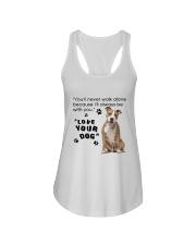 American Staffordshire Terrier With You Ladies Flowy Tank thumbnail
