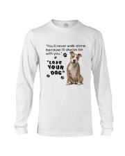 American Staffordshire Terrier With You Long Sleeve Tee thumbnail
