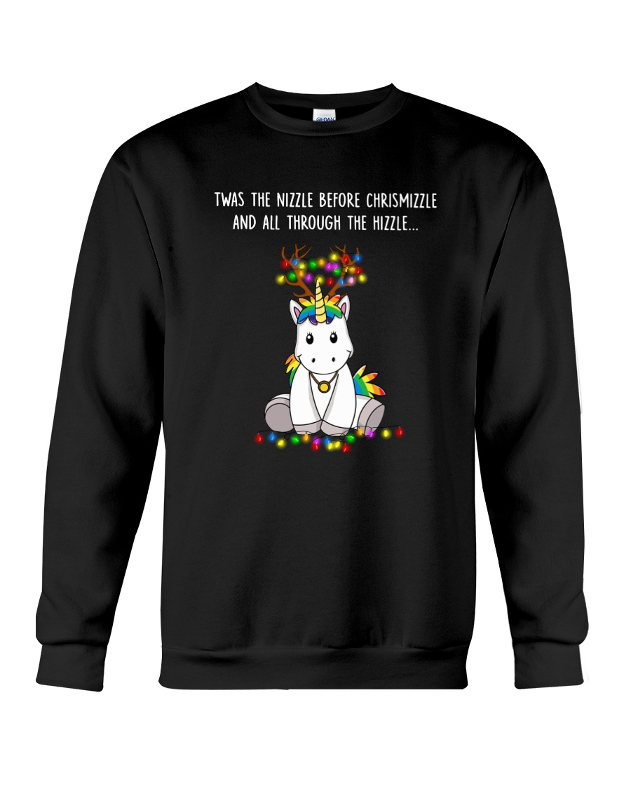 Unicorn Twas nizzle 1210 Crewneck Sweatshirt