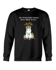 Unicorn Twas nizzle 1210 Crewneck Sweatshirt front