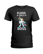 Unicorn Floss Boss Ladies T-Shirt thumbnail