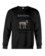 My Cane Corso is not spoiled 2006L Crewneck Sweatshirt thumbnail