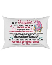 Unicorn You Are A Gift From Heaven 2409 Rectangular Pillowcase back