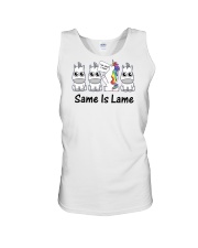 Unicorn Same is lame Unisex Tank thumbnail