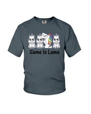Unicorn Same is lame Youth T-Shirt thumbnail