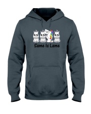 Unicorn Same is lame Hooded Sweatshirt thumbnail