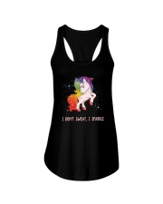 Unicorn sparkle Ladies Flowy Tank thumbnail
