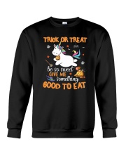 Unicorn trick or treat Crewneck Sweatshirt thumbnail