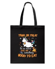 Unicorn trick or treat Tote Bag thumbnail