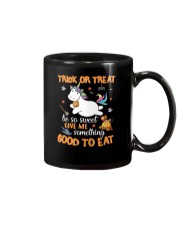 Unicorn trick or treat Mug thumbnail
