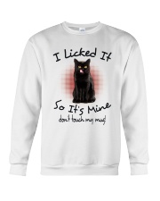Black Cat Licked Crewneck Sweatshirt thumbnail