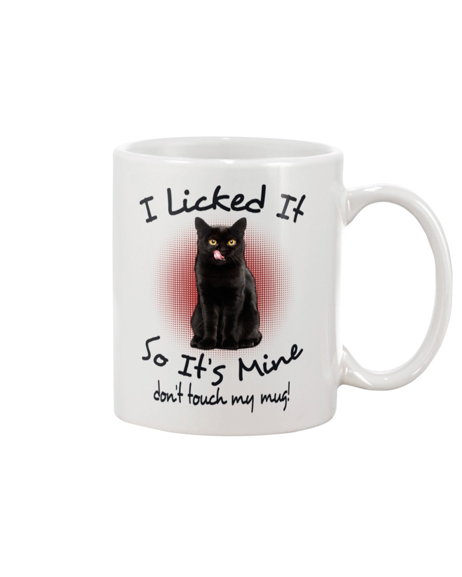 Black Cat Licked Mug