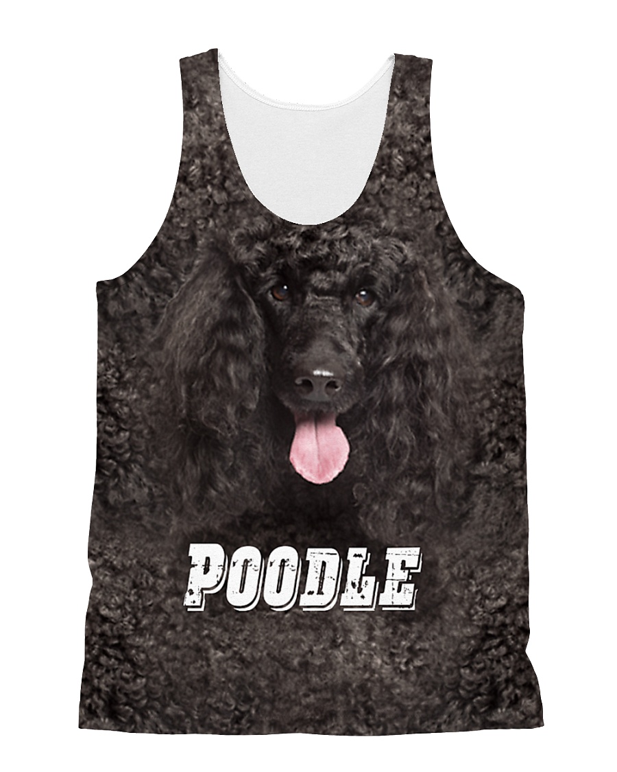 Poodle Cool 1606 All-over Unisex Tank