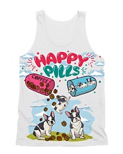 French Bulldog Happy Pills All-over Unisex Tank front