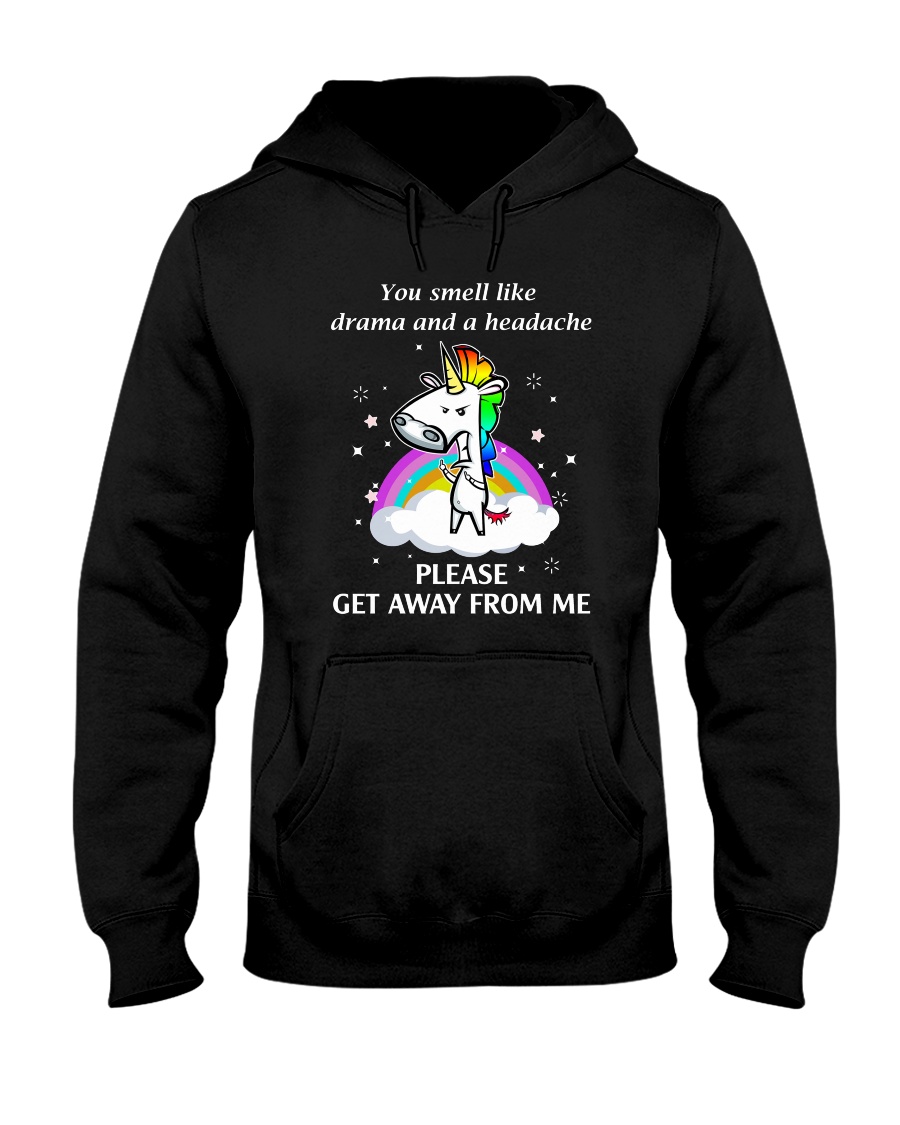 Unicorn get away 0911 Hooded Sweatshirt