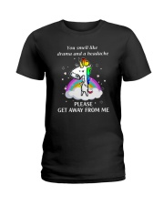 Unicorn get away 0911 Ladies T-Shirt thumbnail