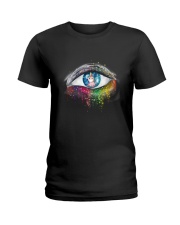 Unicorn In Eyes 2209 Ladies T-Shirt thumbnail