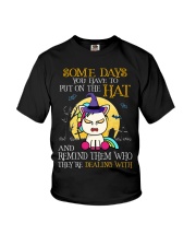Unicorn Put On The Hat Youth T-Shirt thumbnail