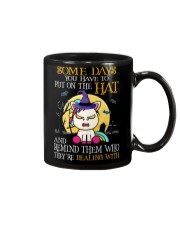 Unicorn Put On The Hat Mug thumbnail