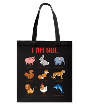 Vegan - I am not 2106P Tote Bag thumbnail
