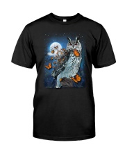 Owl and Butterfly Classic T-Shirt front