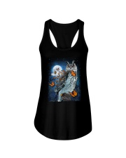 Owl and Butterfly Ladies Flowy Tank thumbnail