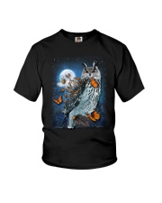 Owl and Butterfly Youth T-Shirt thumbnail