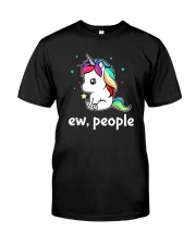 Unicorn Ew People 2609 Classic T-Shirt front